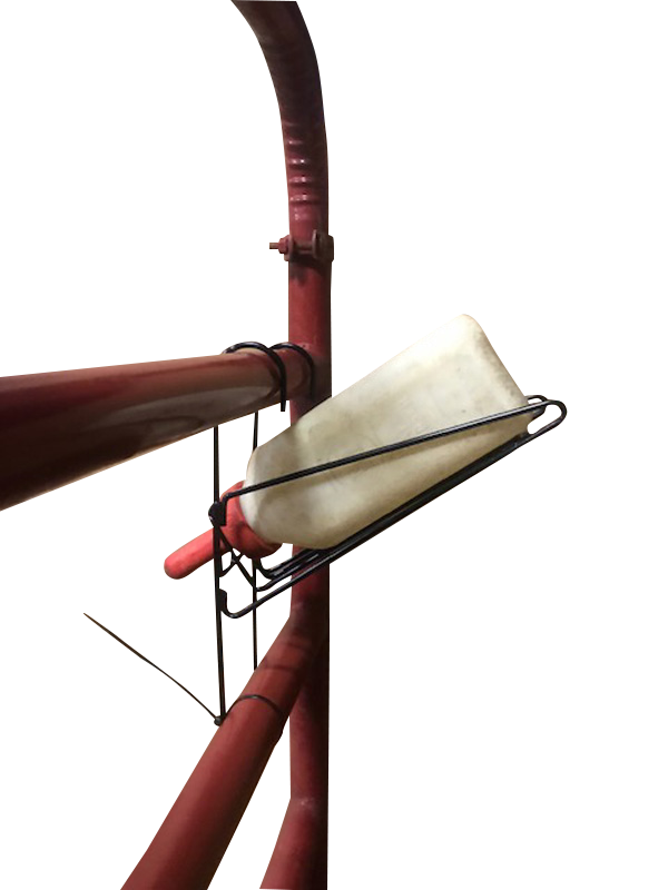 Calf Bottle Holder for Pipe Gates