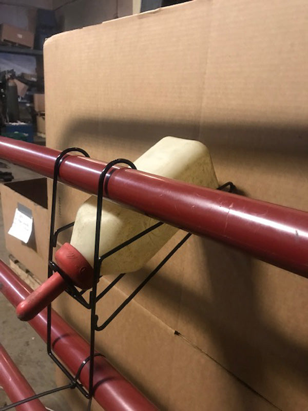 Calf Bottle Holder for Pipe Gates